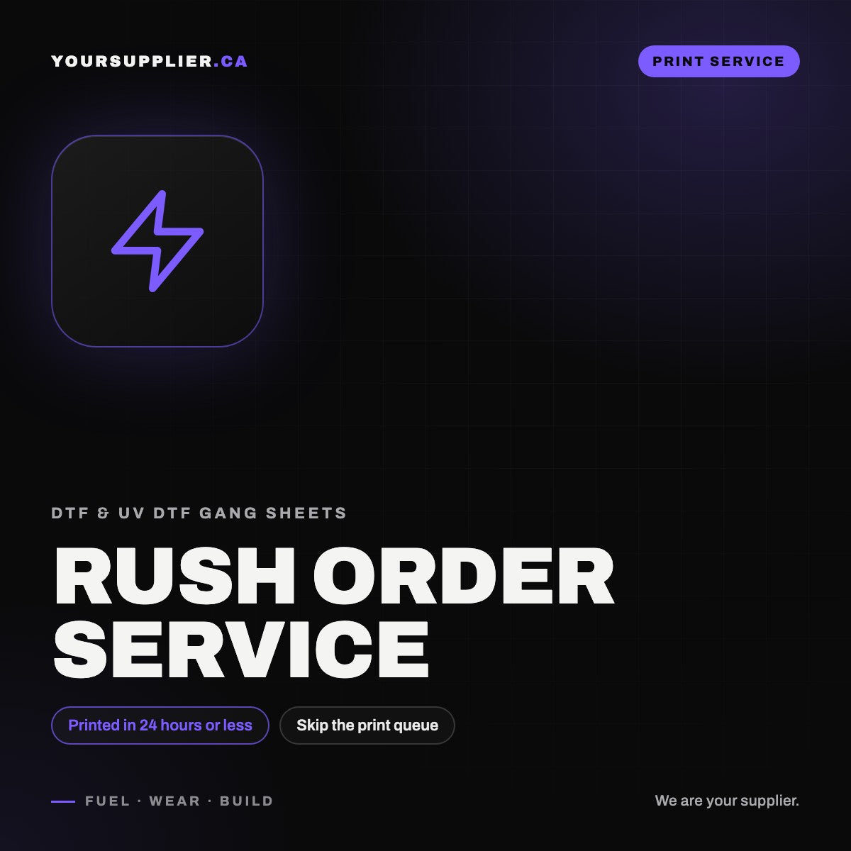 Rush Order Service