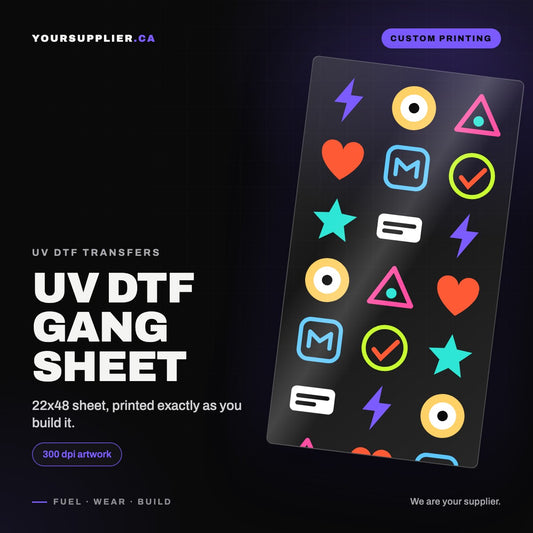 UV DTF GANG SHEET
