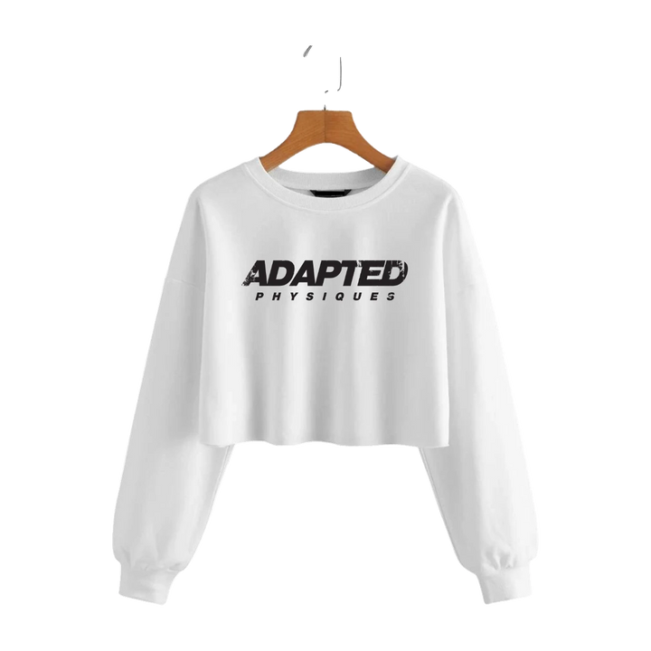 Ladies Adapted Physiques Crop Sweatshirt