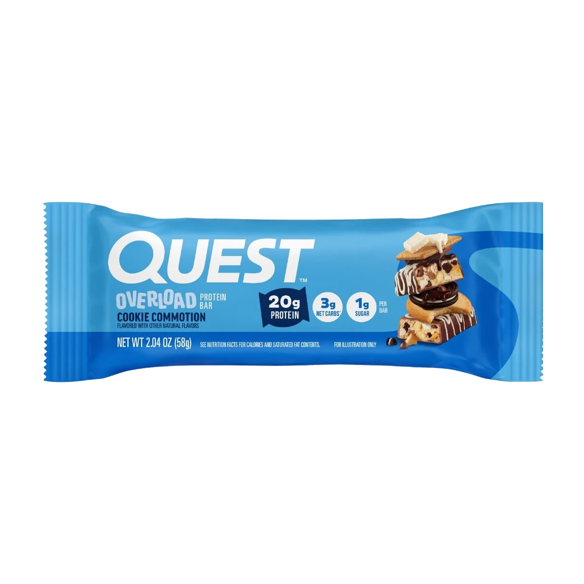 SINGLE Quest OVERLOAD PROTEIN BAR, 58g