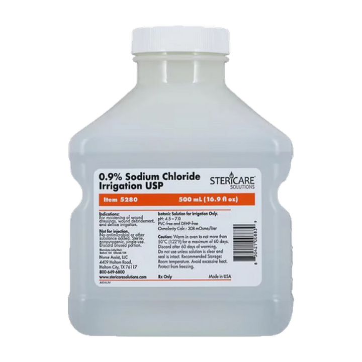 SteriCare Solutions 0.9% Sodium Chloride Irrigation Saline