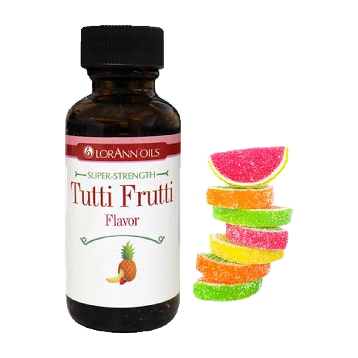 Tutti Frutti Flavoring - Super Strength Flavor 1 oz., 16 oz., 1 Gallon, 5 Gallons - Ships Free Within Canada on Orders Above CAD $199