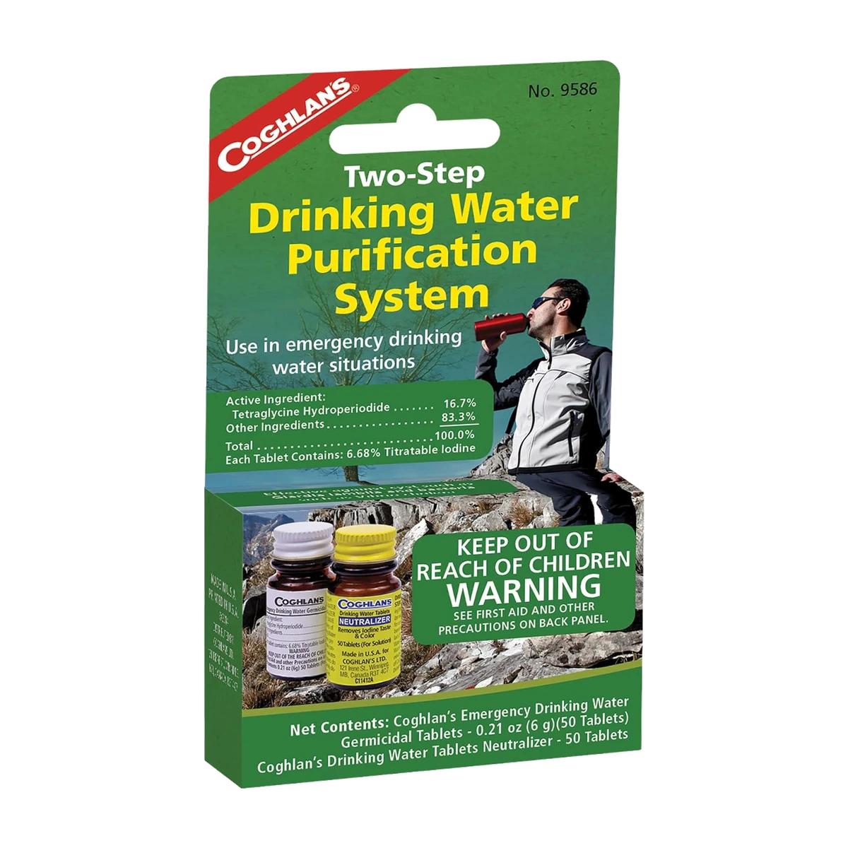 Two-Step Water Treatment (50 tablets/bottle)