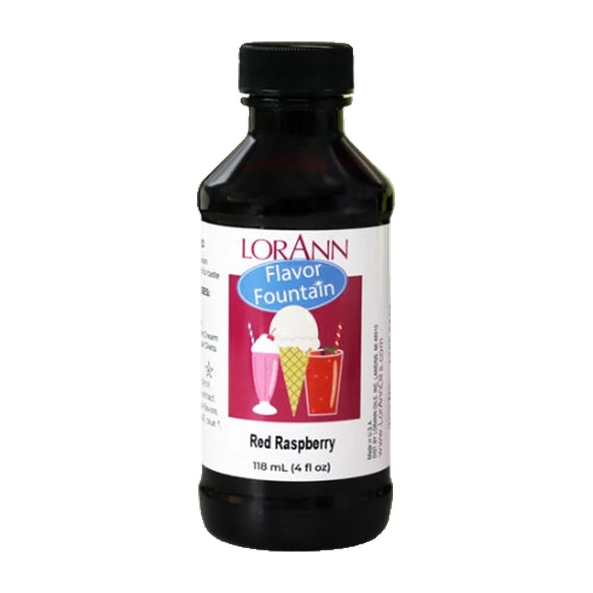 Red Raspberry Flavor - 4 oz. - 32 oz. - Ice Cream and Beverage Flavors - LorAnn Oils - Canadian Distribution - Ships Free Within Canada on Orders Above CAD $199