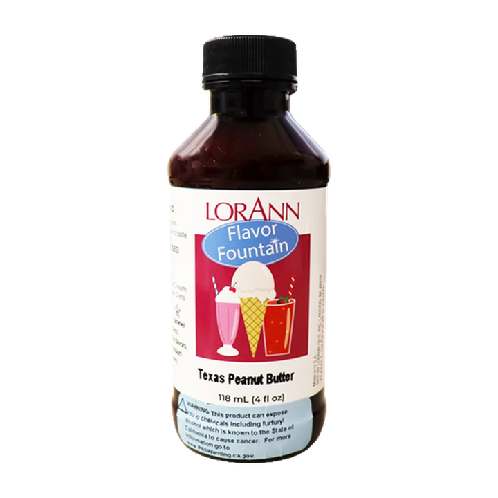 Texas Peanut Butter Flavor - 4 oz. - 32 oz. - Ice Cream and Beverage Flavors - LorAnn Oils - Canadian Distribution - Ships Free Within Canada on Orders Above CAD $199