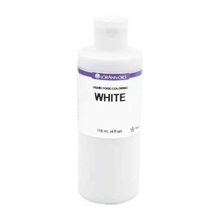 White Liquid Food Color - Liquid Food Coloring - 4 oz, 1 Gallon - Ships Free Within Canada on Orders Above CAD $199
