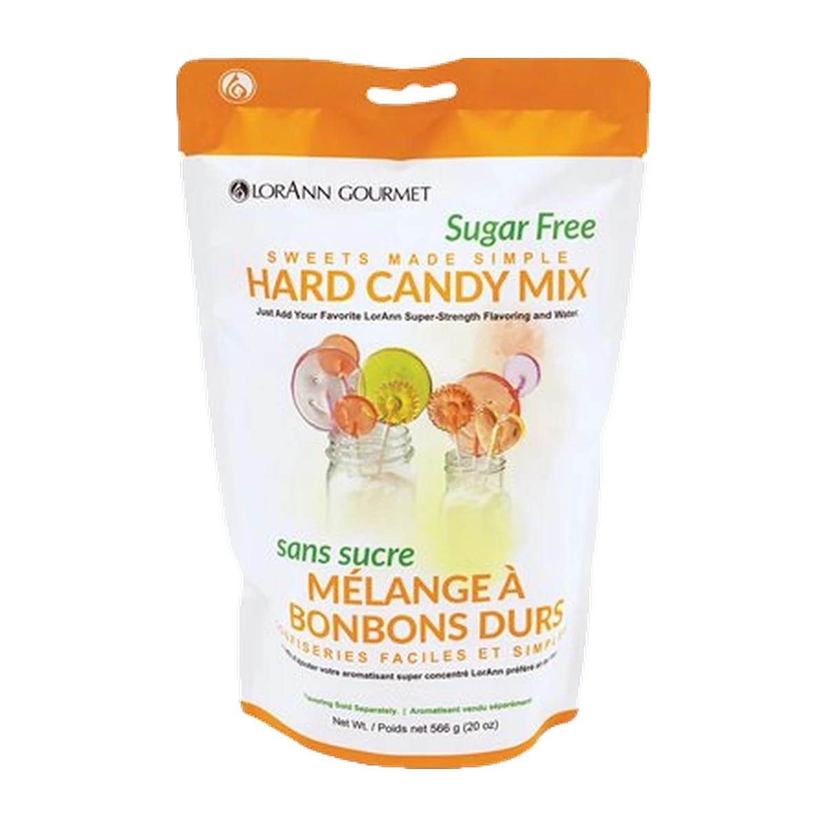 Sugar Free Hard Candy Mix - Candy Kits and Mixes - 566 grams (20 oz) Bag - Canadian Distribution - Ships Free Within Canada on Orders Above CAD $199