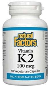 NATURAL FACTORS VITAMIN K2 100MCG