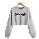 Ladies Adapted Physiques Crop Sweatshirt