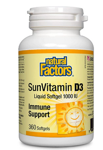 Vitamin D3 1000 IU (360 caps)